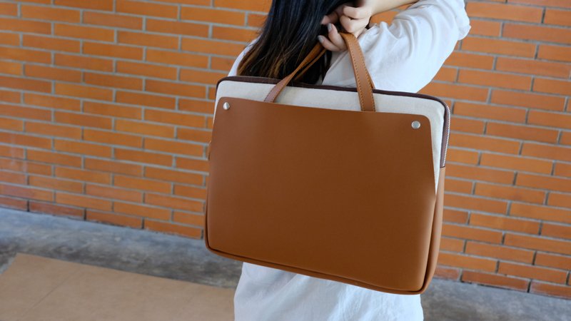 Laptop Bag - 電腦包/筆電包 - 人造皮革 多色
