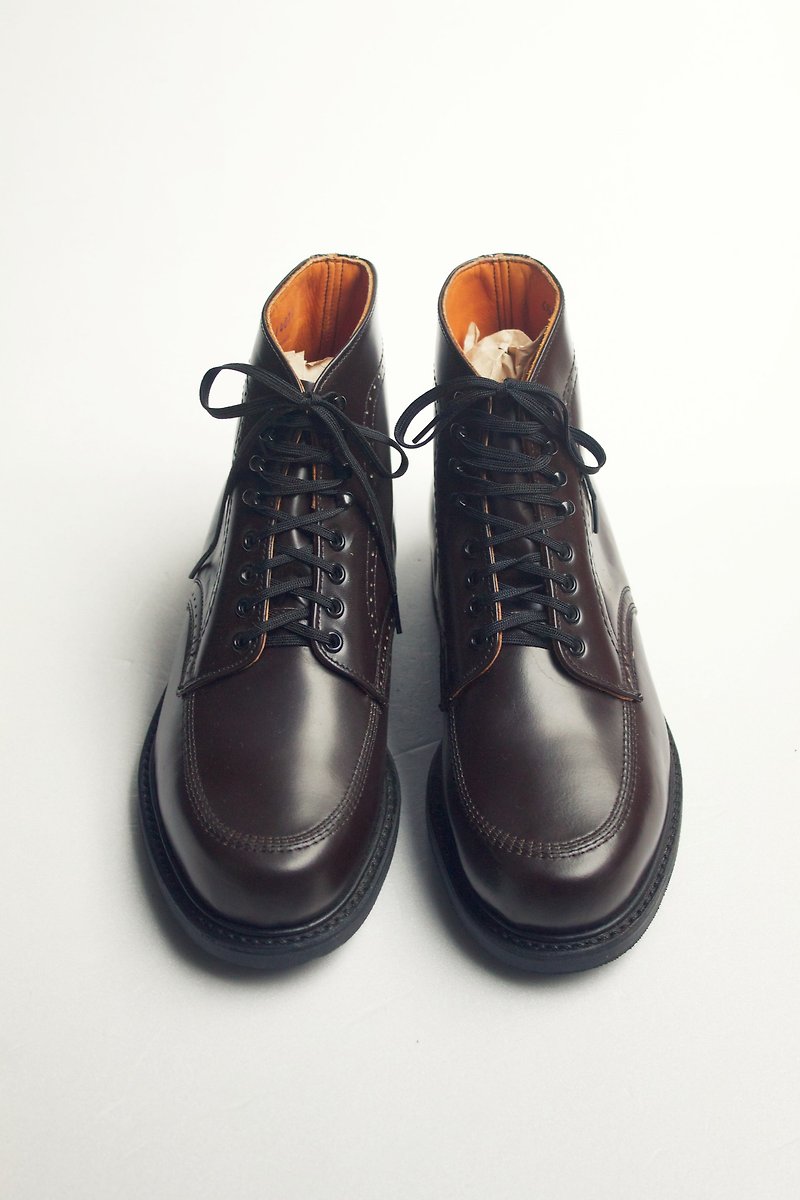 70s 美製工作皮靴｜Mason Velvet-eez Work Boots US 6.5EE Eur 39 -Deadstock - 女休閒鞋/帆布鞋 - 真皮 咖啡色