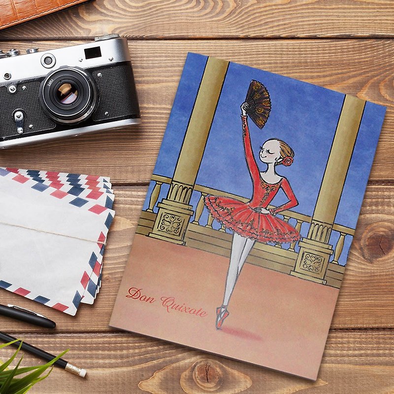 Yizhike Ballet | Don Quixote A5 Notebook / Notebook - Notebooks & Journals - Paper Blue