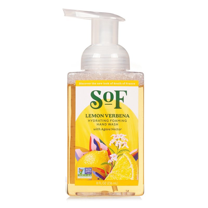 South of France Marseille Soap Bubble Wash Hand Mousse Grasse Verbena 236mL - Hand Soaps & Sanitzers - Other Materials 