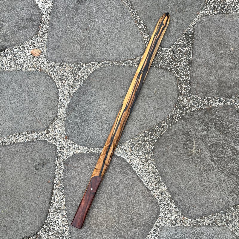我販劍　魔劍　鳩閻勂酩　手工木劍　藝術木刀　太極劍　中國劍 - 擺飾/家飾品 - 木頭 紅色