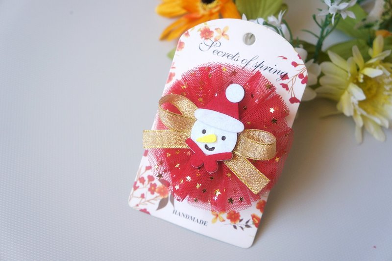 G1-Baby Children Toddler Baby Hairpins-Hairpins Hair Bundle Headband Headband Christmas Snowman - เครื่องประดับผม - วัสดุอื่นๆ หลากหลายสี