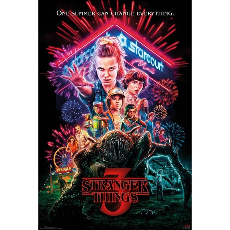 【怪奇物語】Stranger Things (第三季) 正式版進口海報 - 海報/掛畫/掛布 - 紙 多色