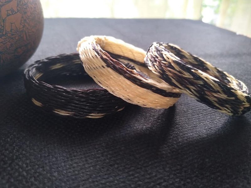 South America Indian Handmade Horsehair Braided Bracelet-Coarse Edition - Bracelets - Other Materials 