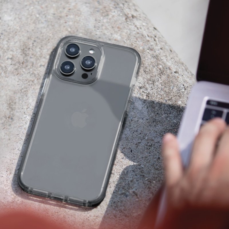 iPhone 14 系列 Combat四角強化軍規防摔保護殼-黑 - 手機殼/手機套 - 塑膠 白色