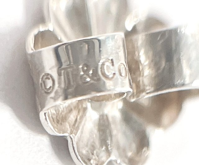 【美品】TIFFANY & CO. ティファニー リボン シルバー ピアス TIFFANY&Co. サマーセール ピアス レディース 贈り物 バースデー