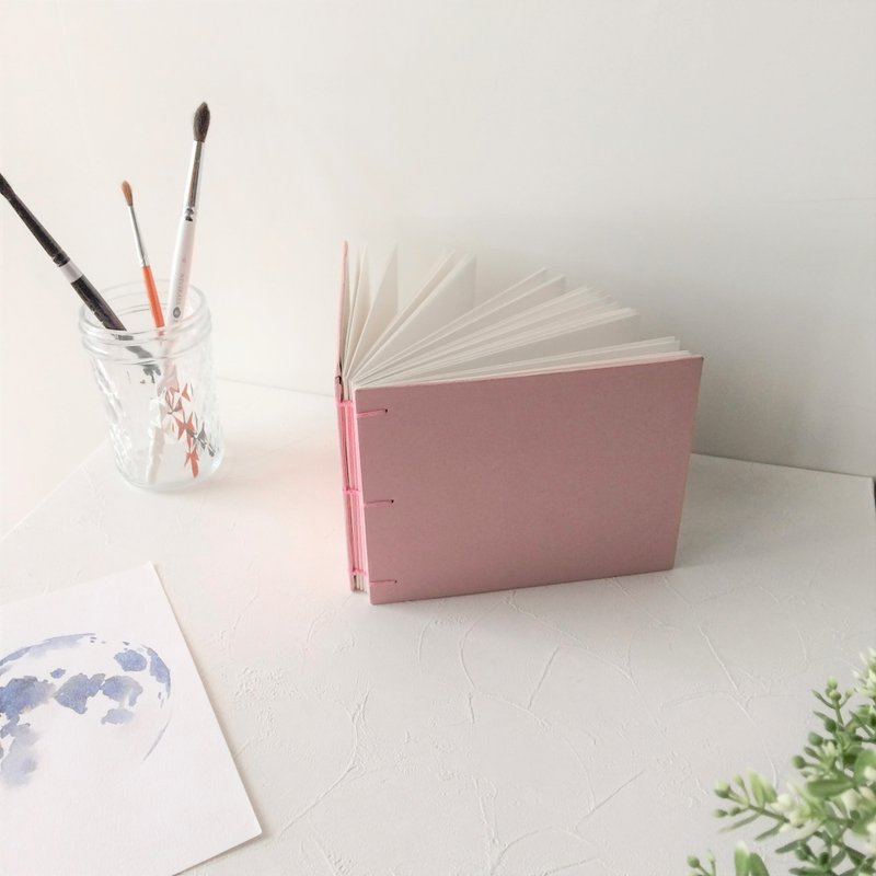 Watercolor Drawing Book [Spot] Portable Arches Medium Thick 190g Pink - Notebooks & Journals - Paper Pink