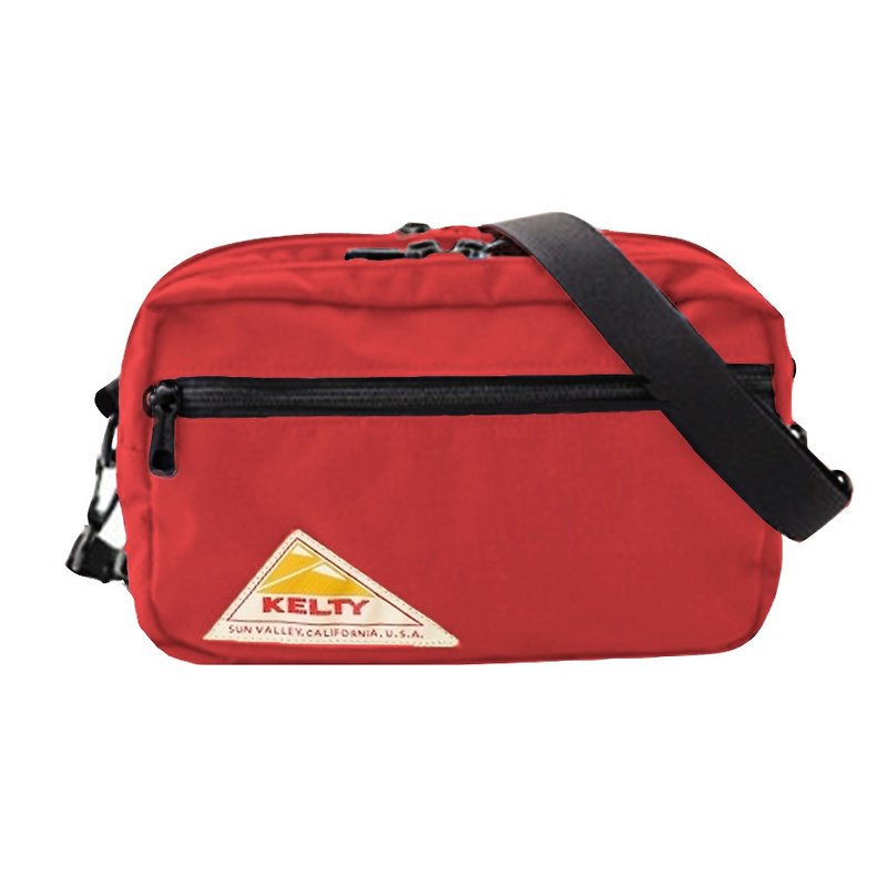 Rectangle Zip square shoulder bag - Messenger Bags & Sling Bags - Nylon Black