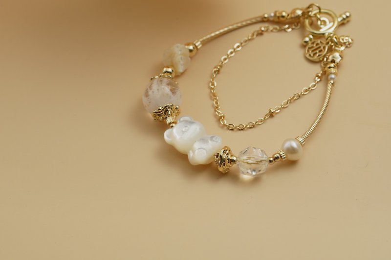 Flowerside Bear - Bracelets - Crystal 