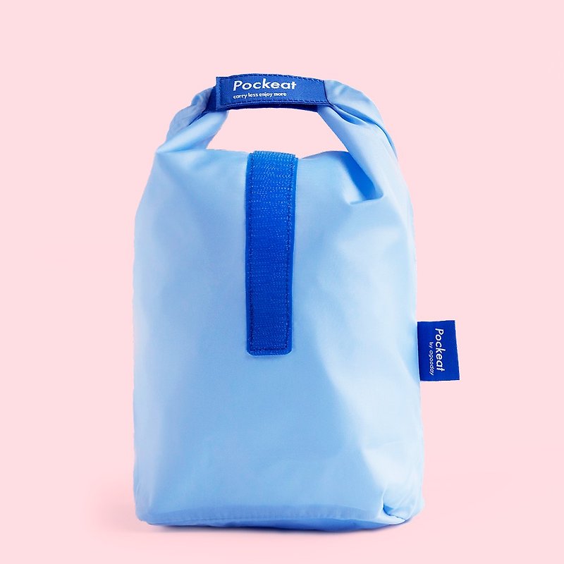 agooday | Pockeat food bag(L) - Monday blue - กล่องข้าว - พลาสติก สีน้ำเงิน