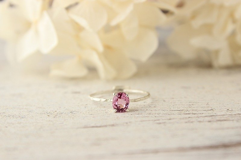 SALE silver Pink Spinel Silver Ring - General Rings - Gemstone Pink