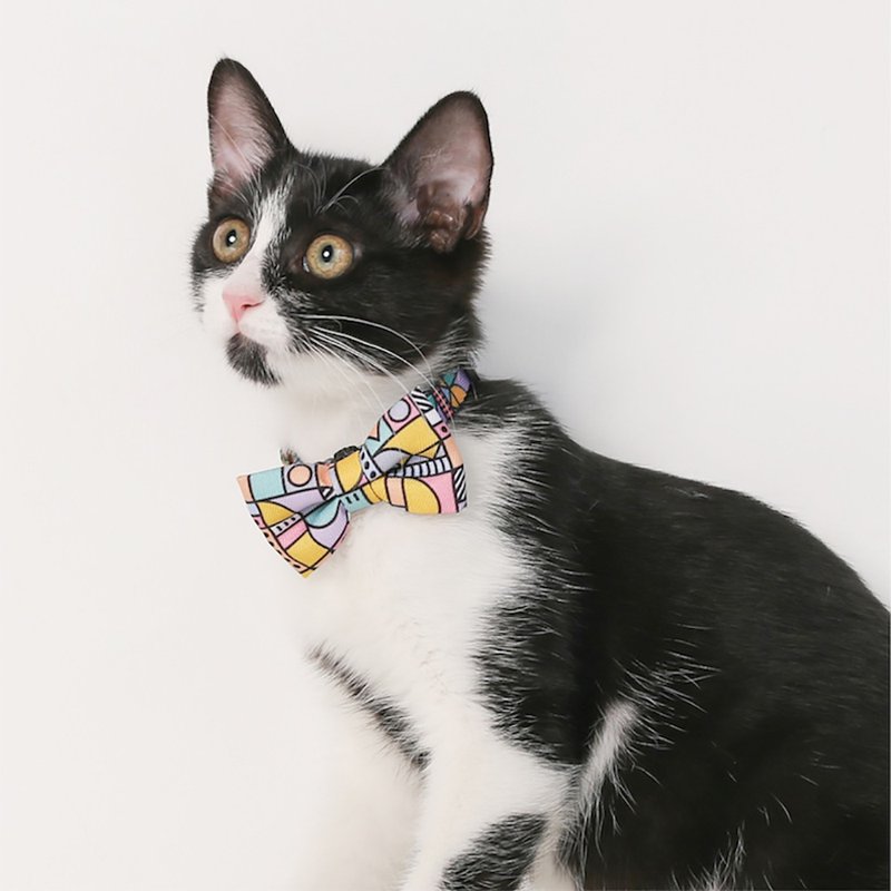 Cat Collars Cat Bow Tie Anti-locking Safety Small Dog Collar Bow Knot Pet Products - Collars & Leashes - Nylon Multicolor