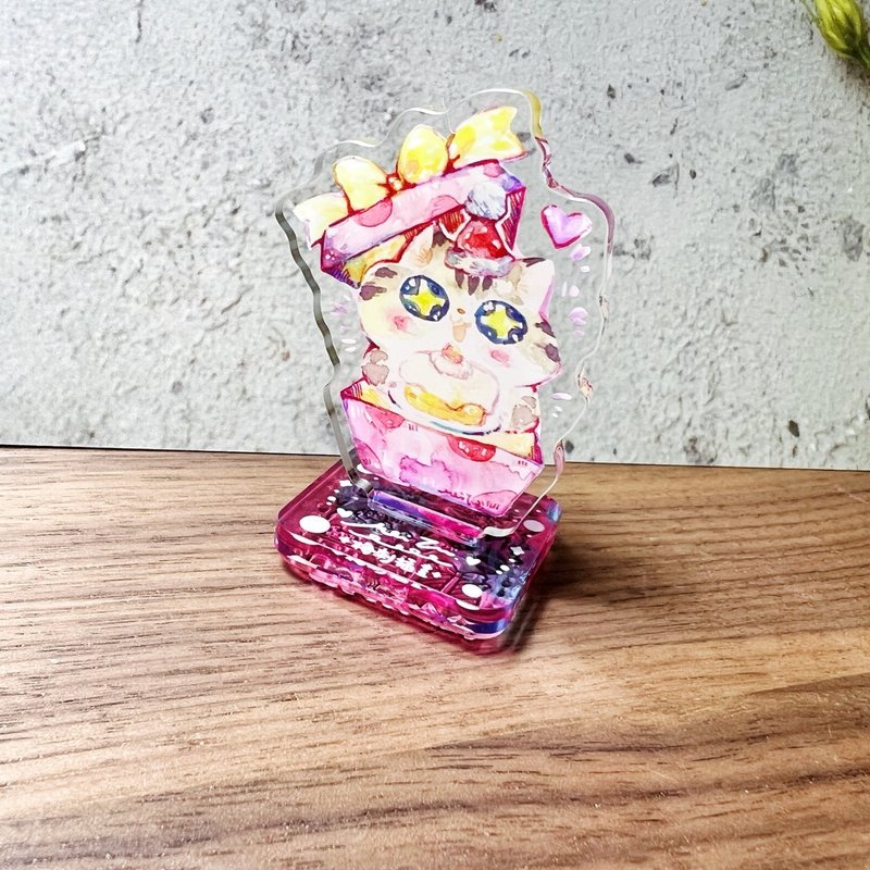 Happy Birthday - Silicone Acrylic Stand Stamp - ตราปั๊ม/สแตมป์/หมึก - พลาสติก หลากหลายสี