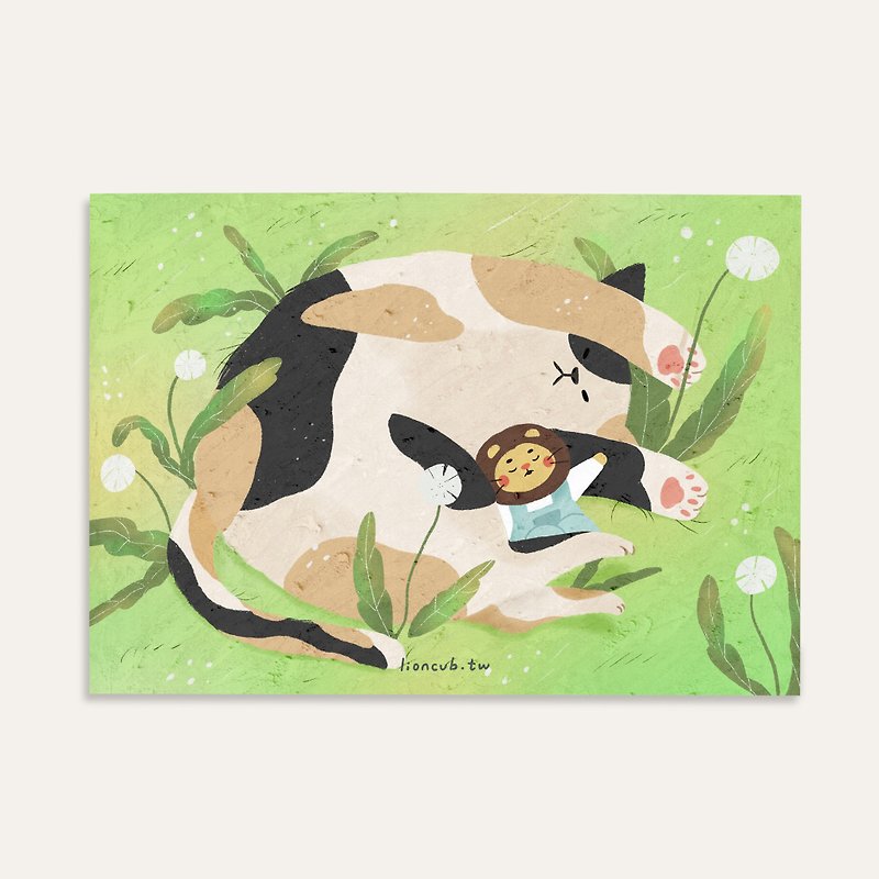 Sanhua Meow Meow | イラストポストカード ユニバーサルカード - カード・はがき - 紙 多色