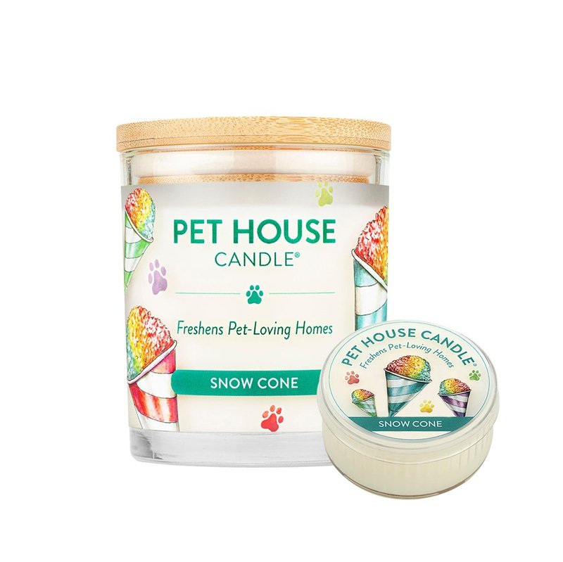 美國 PET HOUSE 室內除臭寵物香氛蠟燭-冬季無花果 - 香氛蠟燭/燭台 - 蠟 