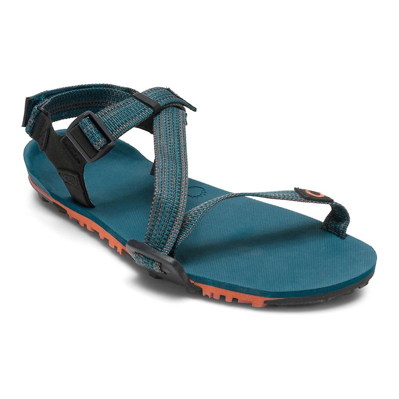 【Xero】Z-Trail EV Barefoot Hiking Sandals-Lagoon Blue-Women - รองเท้าวิ่งผู้ชาย - วัสดุอื่นๆ สึชมพู