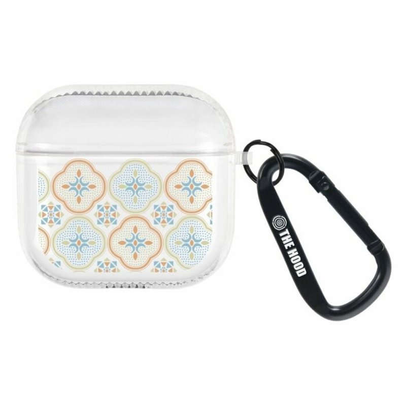 【預購】印花樂 AirPods防摔保護殼(附扣環)/玻璃海棠/暖陽甜杏 - AirPods/耳機保護套 - 其他材質 透明
