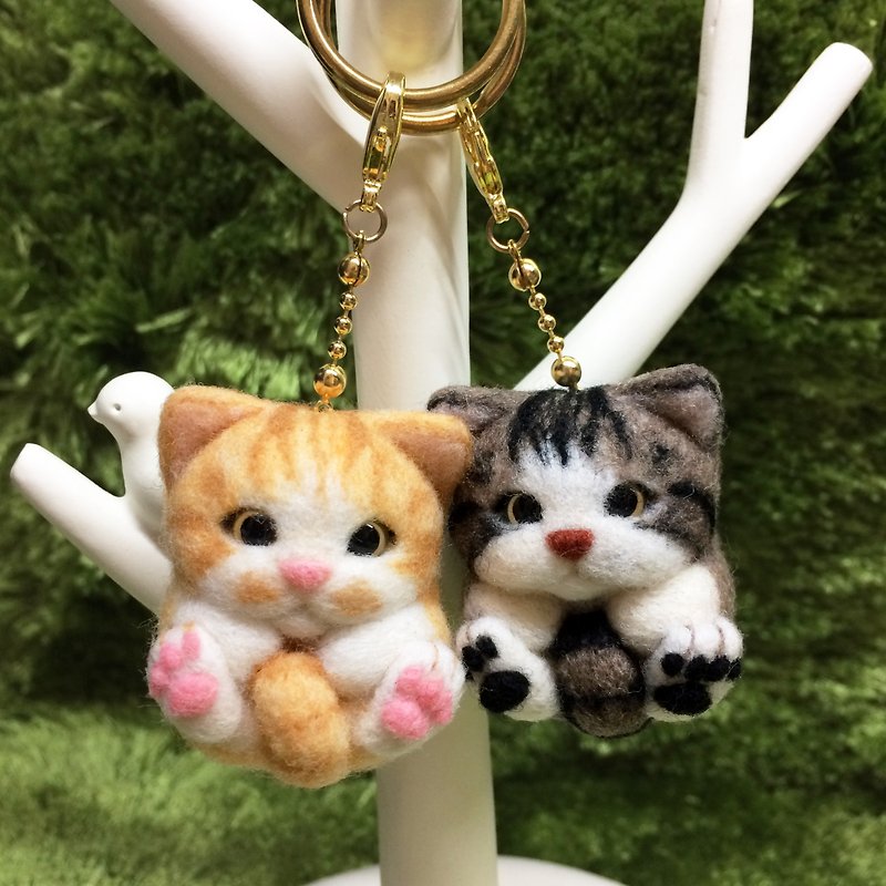 Dual-purpose cat/ snow-walking kitten - Keychains - Wool 