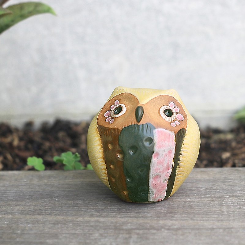 Le Y-Owl No. 1 - Items for Display - Pottery Orange