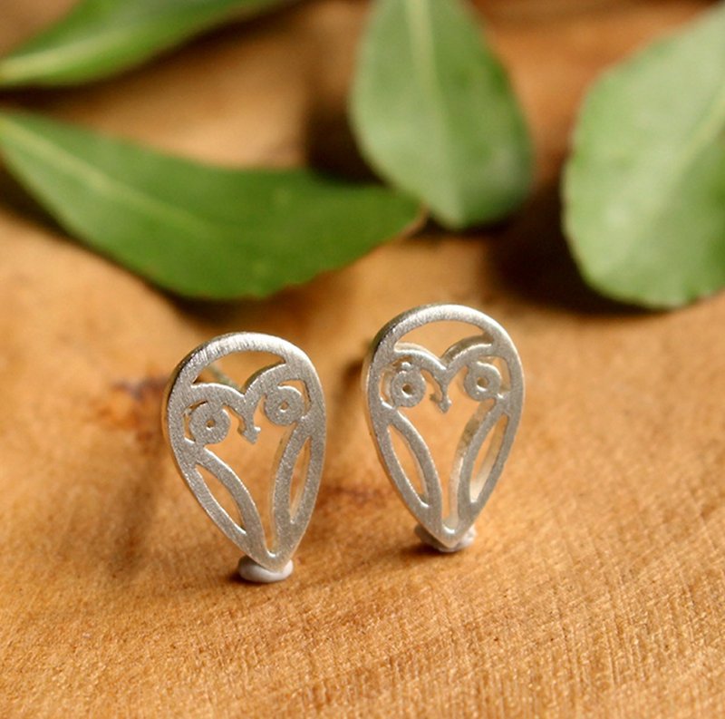Wisdom of the Owl - Silver Earrings / Sterling Silver / Earrings - Earrings & Clip-ons - Sterling Silver 