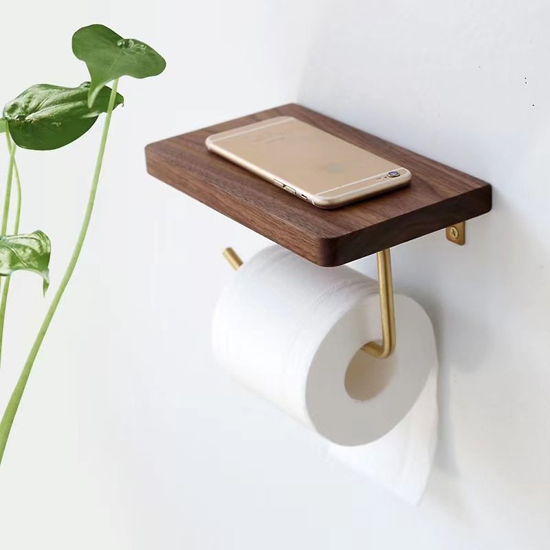 toilet paper holder/decorative TP roll hanger/bathroom accessories - Storage - Wood 