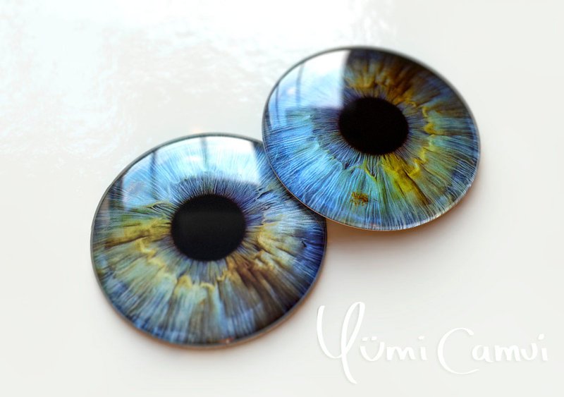 Highest quality glass eye chips for Blythe 14mm - อื่นๆ - แก้ว 