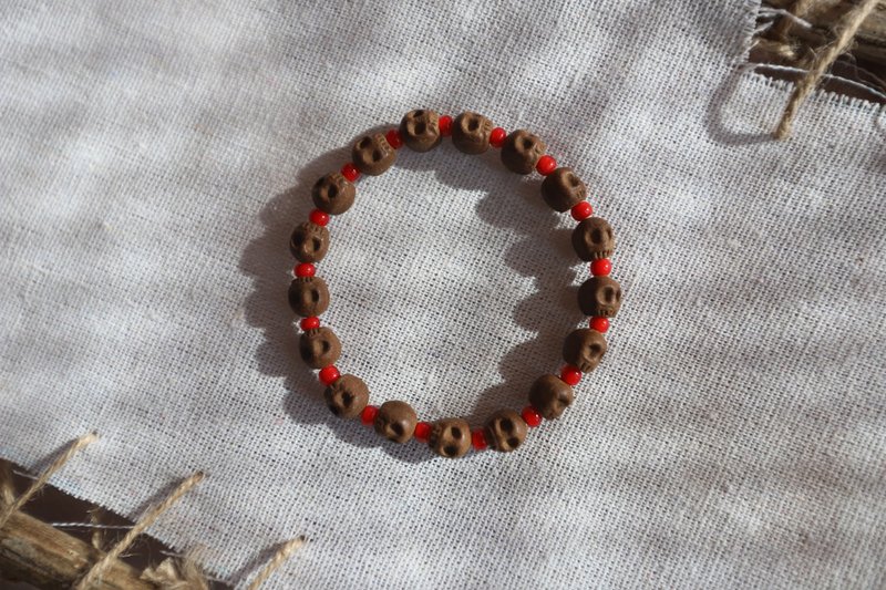 Charnel Ground Harmonious Incense Bead Bracelet - Bracelets - Plants & Flowers 
