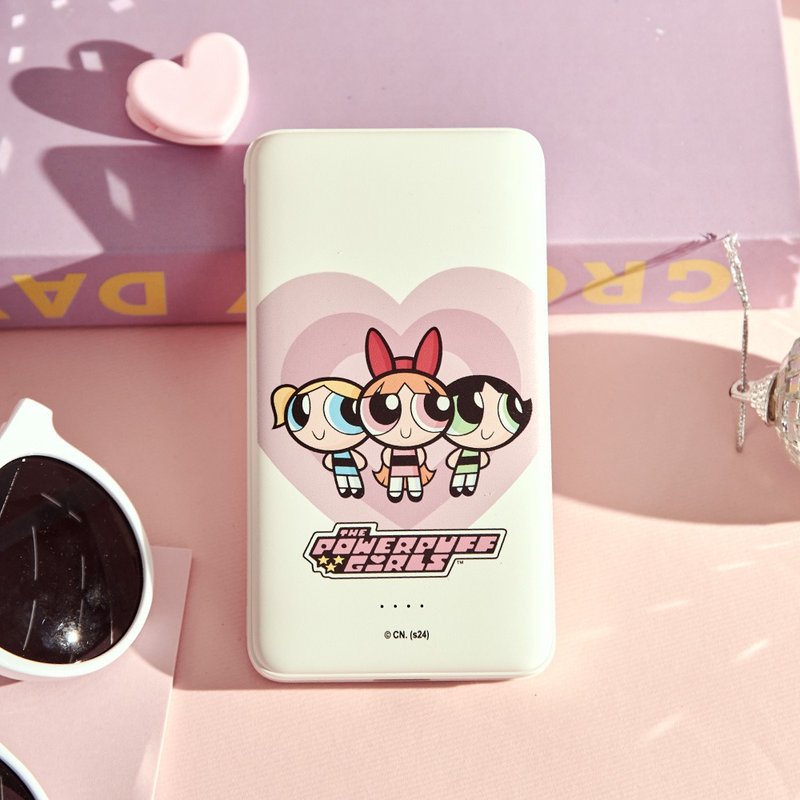 Powerpuff Girls debut dual-line fast charging 10000mAh mobile power supply - Chargers & Cables - Plastic Transparent