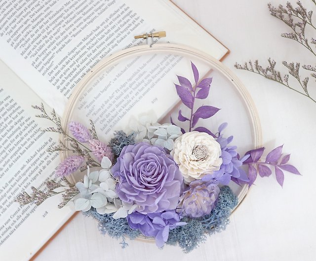 Home DIY Course I Embroidery Frame - Love Provence - Shop flower4u Plants &  Floral Arrangement - Pinkoi