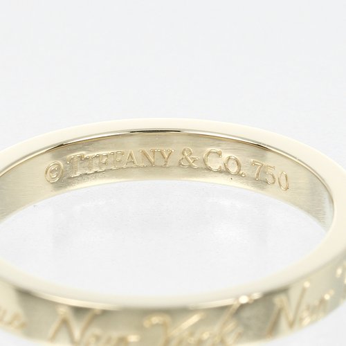 日本直送】ティファニーTIFFANY&Co. ノーツ11号リング指輪K18YG