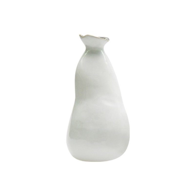 D & M│TWIN high-color molding bottle - Plants - Porcelain White