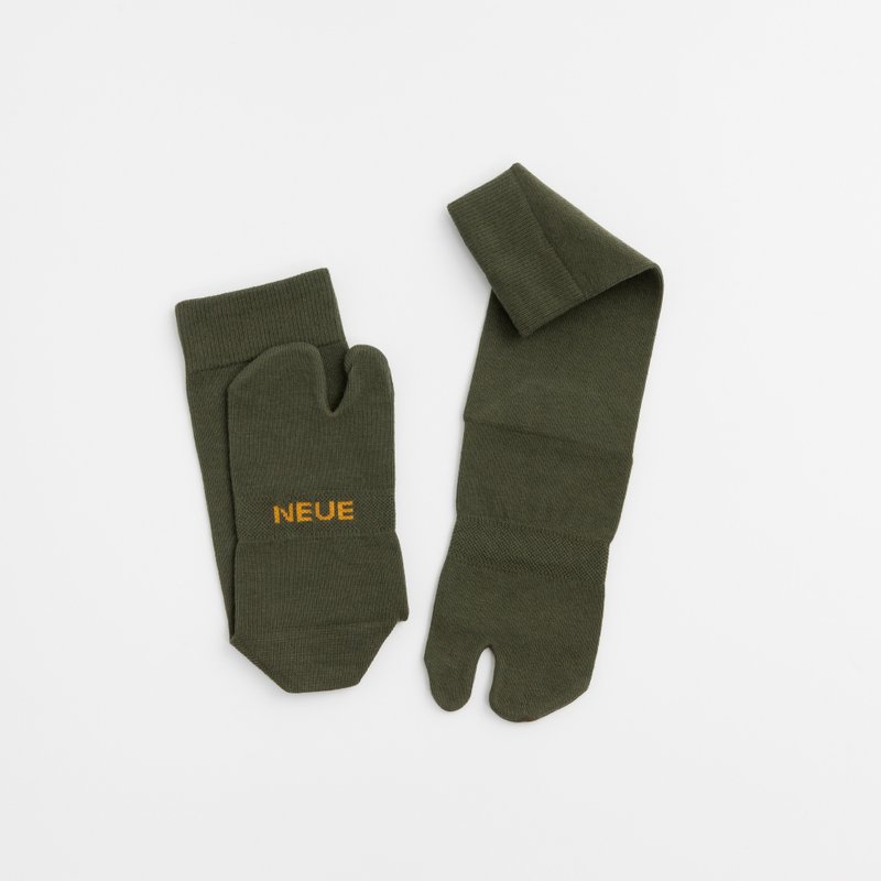 Tabi Socks Olive Green - Socks - Cotton & Hemp Green