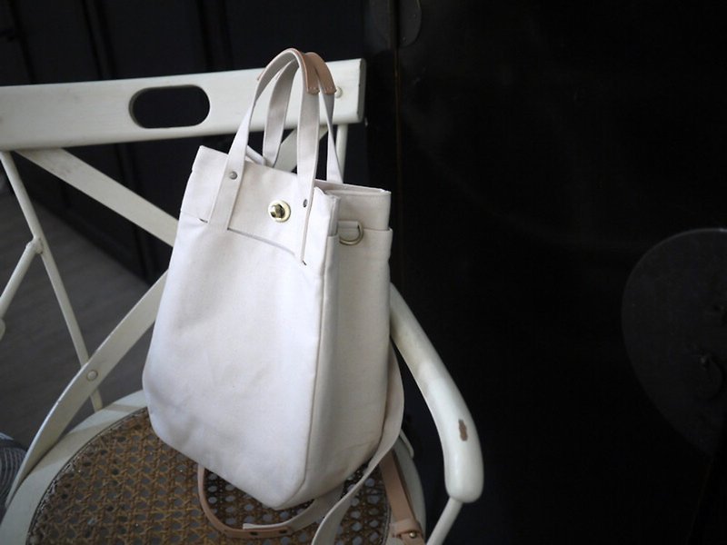 Paraffin transfer bag - Messenger Bags & Sling Bags - Cotton & Hemp White