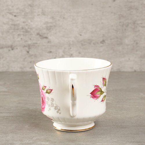 ブリティッシュロイヤルスタッフォードラージピンクローズトレース