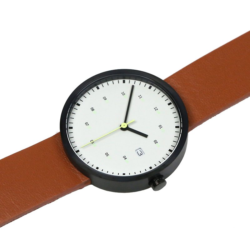 Green flash watch #2 - Women's Watches - Enamel Black