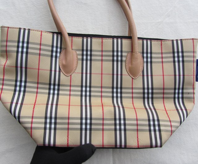 OLD TIME Early second hand old bag Japan made Burberry handbag Shop OLD TIME Handbags Totes Pinkoi