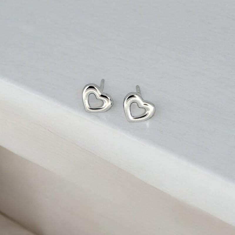 925 sterling silver | Warm Heart_earrings - ต่างหู - เครื่องประดับ 