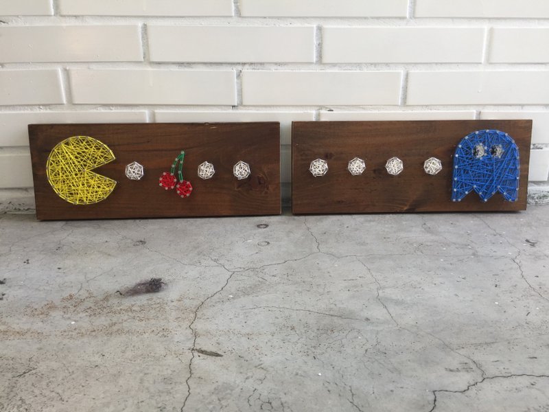 懷舊商品 兒時回憶 經典電玩遊戲 PAC MAN 木作商品 - 擺飾/家飾品 - 木頭 