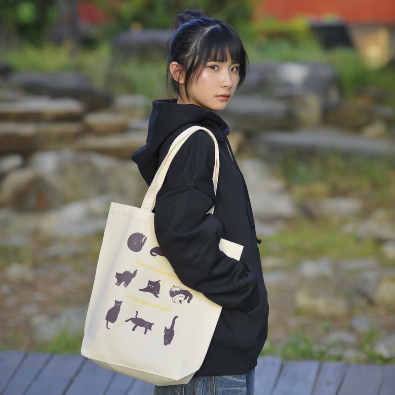 eoabag-06 | 九命貓帆布袋 - 手提包/手提袋 - 棉．麻 