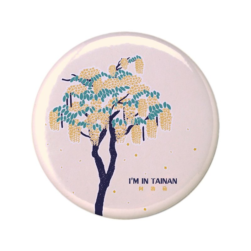 Tainan is a flower series original design pins - Badges & Pins - Plastic Multicolor