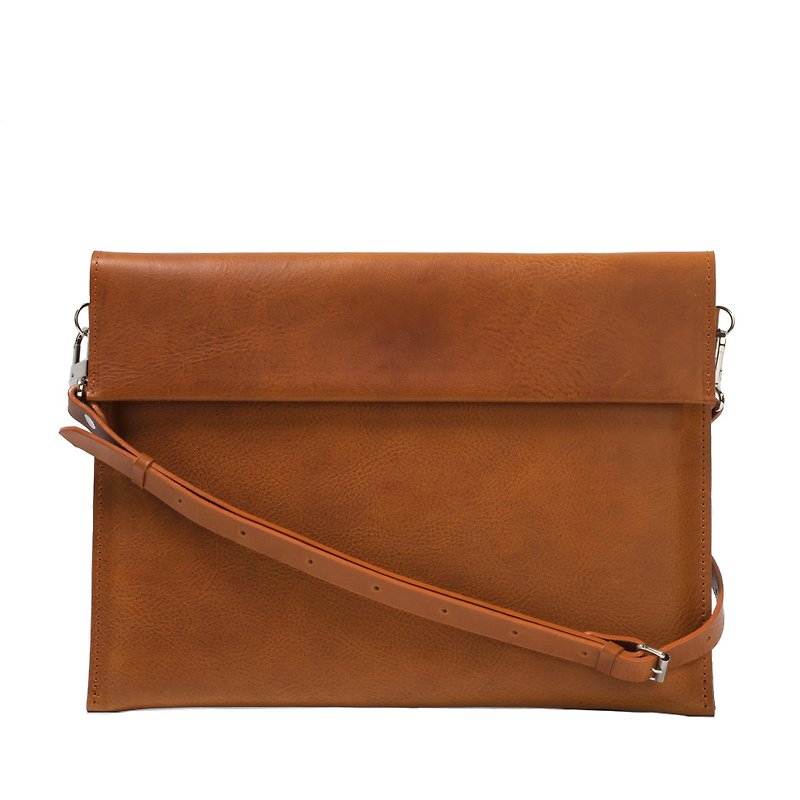 Leather Bag for MacBook - Classic 2.0 - Tablet & Laptop Cases - Genuine Leather Brown