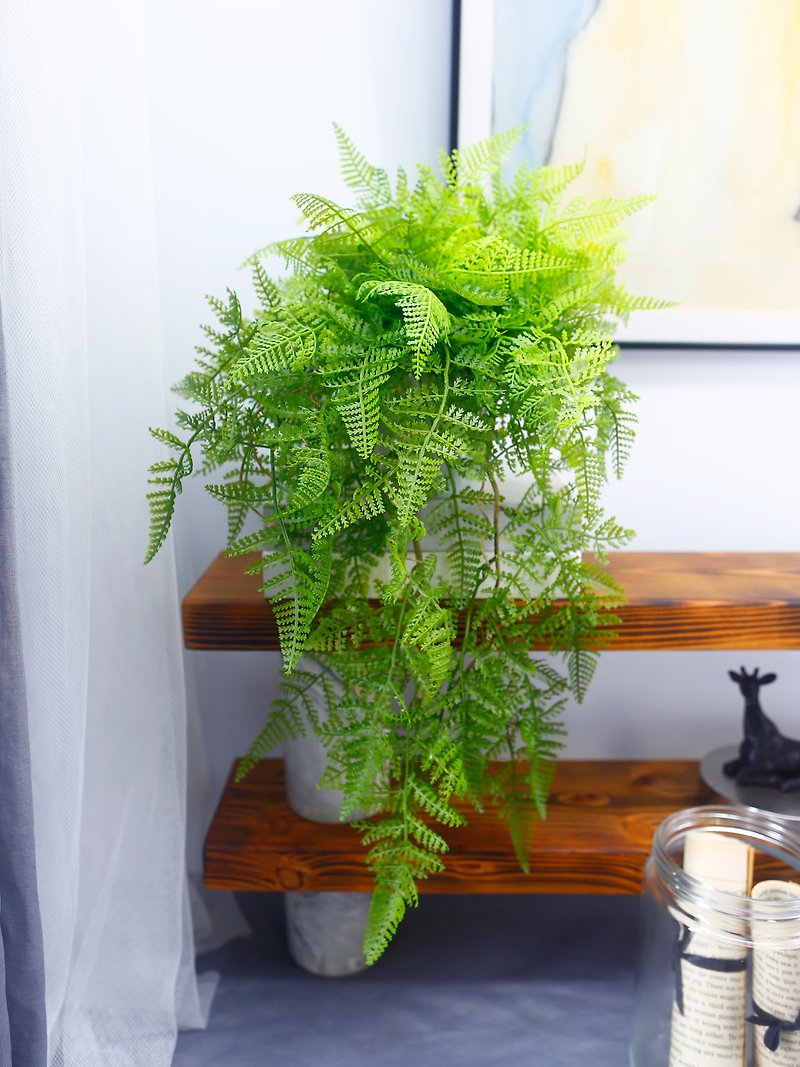 Emerald green fern and vine plants/environmental greening/realistic plants/artificial plants/home decoration - Plants - Other Materials Multicolor