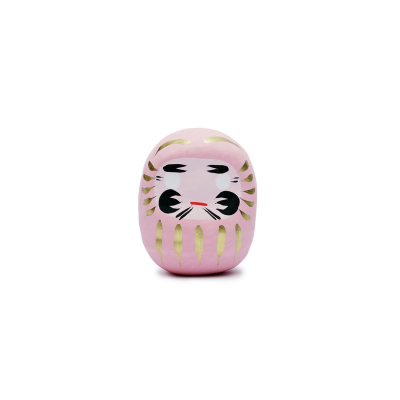 [Good Luck and Blessings] Daruma Tumbler | Mini (Pink) - Japan's pure handmade craftsmanship with a century of history - ของวางตกแต่ง - กระดาษ สึชมพู