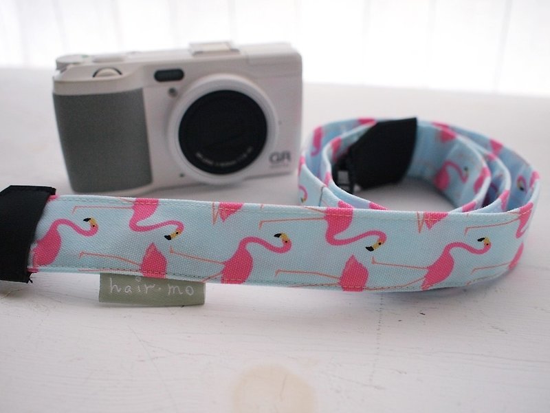 hairmo flamingo double-back camera strap (double eyelet/general hole) - Cameras - Other Materials Pink