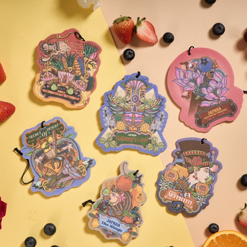 Egyptian Style Scented Charms | Fragrance Tags | Aroma Tablets | Indoor Fragrance - Fragrances - Paper Multicolor