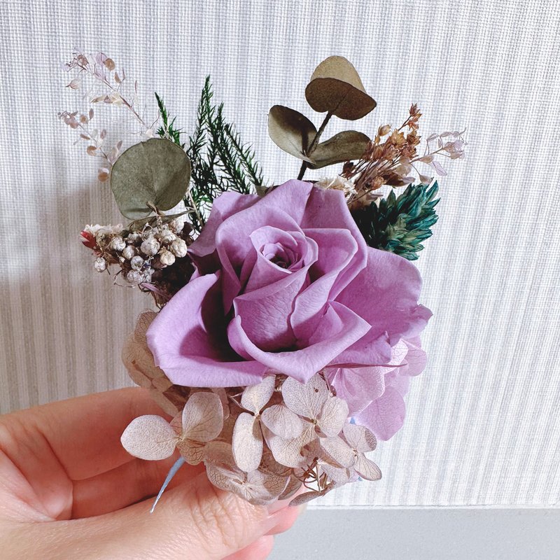 永生胸花。婚禮胸花。畢業胸花。主婚人。新郎。伴郎伴娘。婚禮 - 胸花/手腕花 - 植物．花 