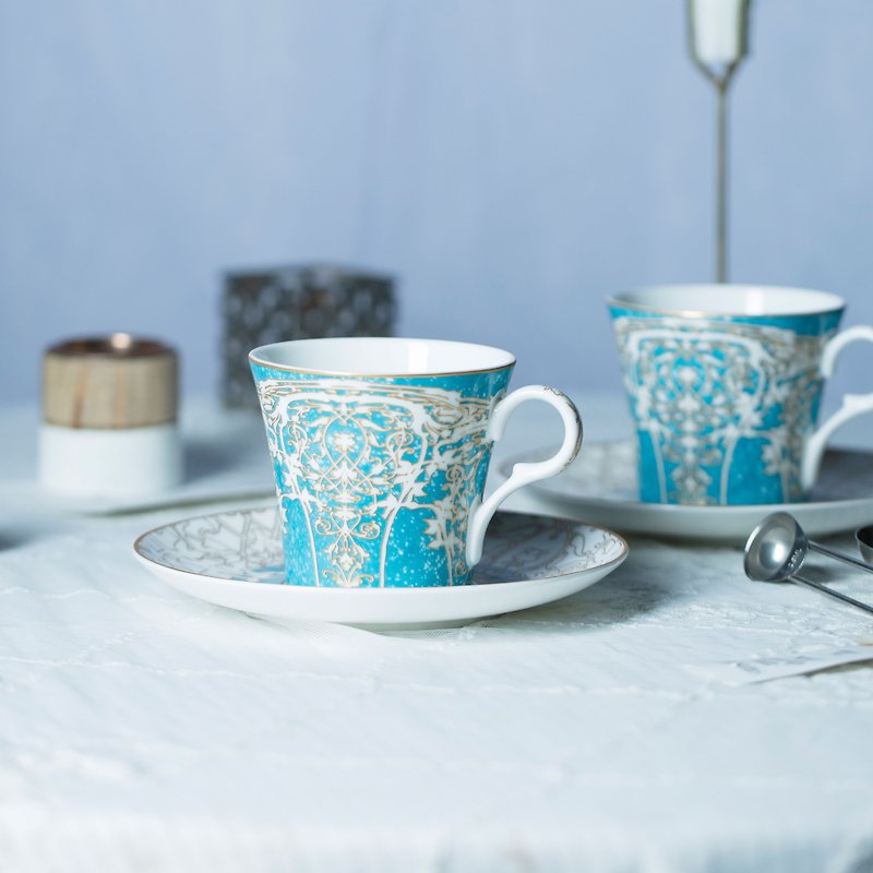 Rococo bone china coffee cup and saucer - Mugs - Porcelain 
