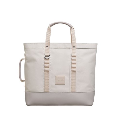 Gaston Luga Heritage Shopper Commuter Shopping Tote Bag - Taupe