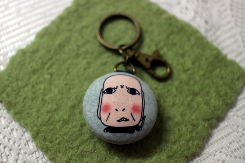Play not tired _ Macaron key ring / ornaments (bad guy series _ Voldemort) - Keychains - Polyester 