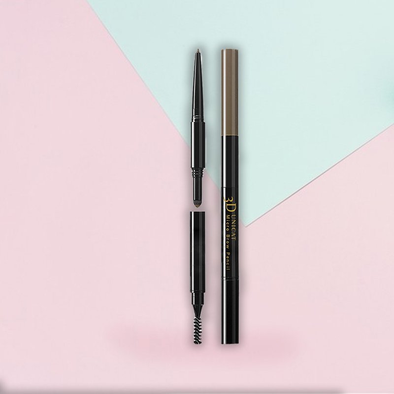 [UNICAT Face Changing Cat] Super Perfect Shaping 3-Effect Eyebrow Pencil - Brown/Gray X2 Pack - ที่เขียนตา/คิ้ว - วัสดุอื่นๆ 